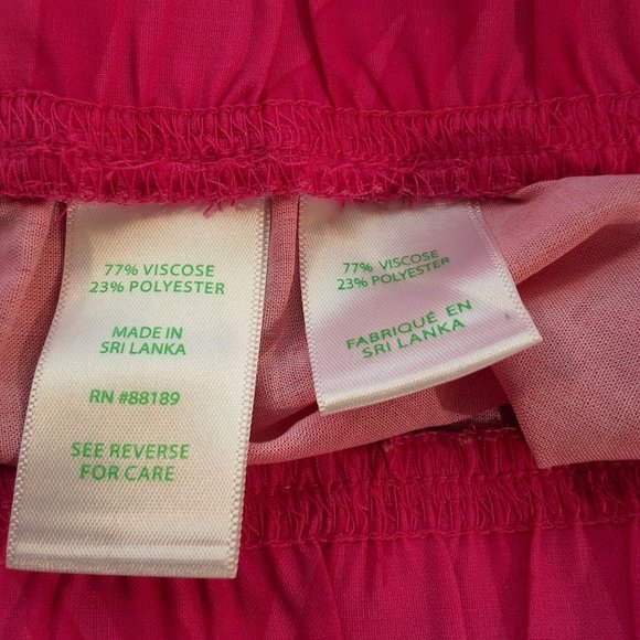 Lily Pulitzer Bal Harbour Palazzo Pant Pink Multicolor Wild Side Engineered Sz S - Picture 7 of 9